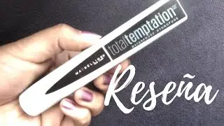 | #Reseña |  " Mascara Total Temptation" Waterproof  #Review #Maybelline