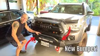 Replacing My Stock Tacoma Bumper | Body Armor Hiline Bumper Install