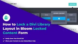 Lock/Reveal a Divi Library Layout in Bloom Locked Content Form