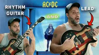 Who Made Who AC/DC lead AND Rhythm Guitar cover
