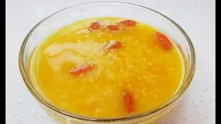 养身粥【南瓜小米粥】【Pumpkin Millet Porridge】南瓜小米粥是一种低热量，养胃的养生粥