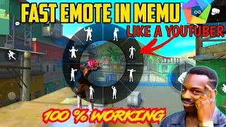 HOW TO SHOW FAST EMOTE IN MEMU PLAYER🔥😱 || FAST EMOTE FREE FIRE || U-Fun gaming