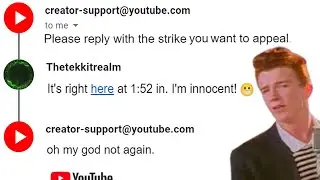 Rick Rolling YouTube After Copyrighting me for Using the Rick Roll Song