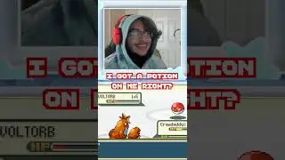 When the FIRST Battle Gets a lil Risky #pokemonfirered #extremerandomizer #nuzlocke