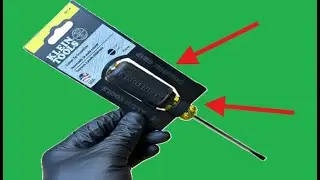 Klein cabinet tip screwdriver Unboxing and testing / 601-4 / ASMR