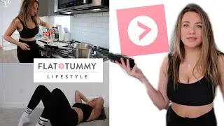 how I'm staying fit during quarantine... FLAT TUMMY APP!!!