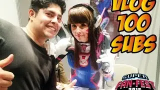 Vlog 100 Subs!!! | Super Fan Fest 2016