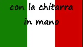 L'italiano ( l asciatemi cantare  ) Toto Cotugno - lyrics 🇮🇹