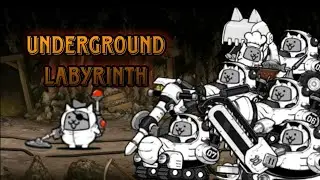 Прохожу 10,20,30,40,50 этаж Underground Labyrinth батл кэтс. battle cats