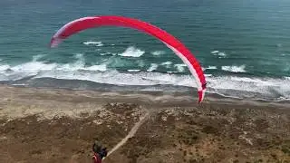 Ohiwa Beach paragliding