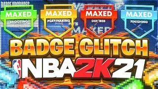 *PATCHED* NBA 2K21 BADGE GLITCH AFTER PATCH MAX BADGES in 1 HOUR | HOF BADGE GLITCH | *WORKING*