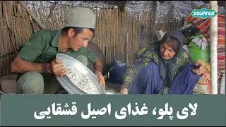 طعم بی نظیر لای پلو در سیاه چادر،  زندگی با عشایرقشقایی