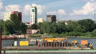 Budowa kładki przez Wisłę [27.06.2022]