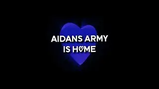 Aidan Gallagher - AIDANS ARMY IS HOME - by @vk.visualart