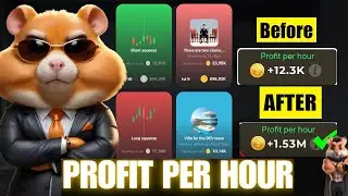Hamster Kombat Profit per Hour Best Cards | Increase Profit per Hour in Hamster Kombat | Hamsters