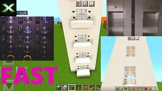 💠ELEVADOR de BLOQUES de COMANDO el MÁS RAPIDO de MINECRAFT | Punto X