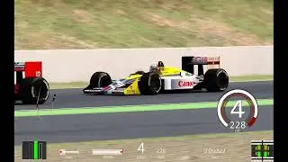 Nigel Mansell VS Ayrton Senna Barcelona GP F1