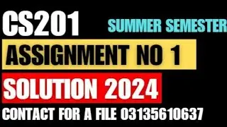 Cs201 assignment 1 solution 2024/cs201 assignment 1 summer semester || 💯 Correct solution