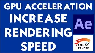 How To Inrease After Effects Render Speed | Fast Render After Effects