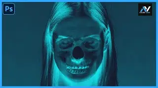 Create A Scary an X-Ray Skull Effect in Photoshop | Photoshop Tutorial 2024