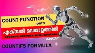 Count Function in Malayalam part 3 | COUNTIF Formula in Malayalam