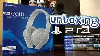 Unboxing: Headset Sony New Gold Wireless Branco para Playstation 4