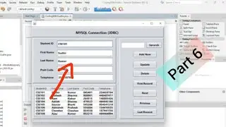 JAVA Tutorial 6 - How To Set A JTable Selected Row Data Into JTextfields in Java [With Source Code]