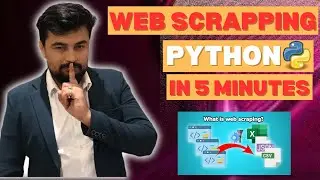 Build a Web Scraper in 5 Minutes with Python | Web Scrapping |  Example and Code | Live Session