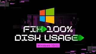 how to fix high disk usage
