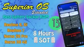 Superior OS Extended for Realme RM6785 devices [] Smooth, Top-Customization, 8 Hours Screen On Time