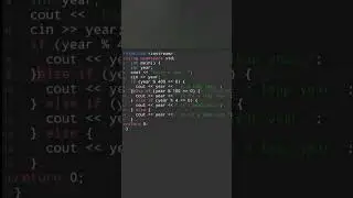 check✔ leap year #programming #shorts