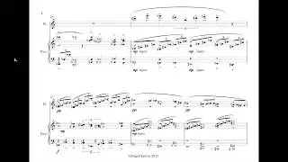 [Score] Bouleziana No 1 para flauta e piano  -  Jorge L Santos
