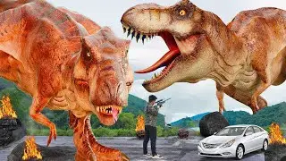 T-Rex Chase - Part 9 - Jurassic World Dinosaur Fan Movie