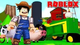 Farming Simulator in Roblox! (Tractors, Crops, Animals)