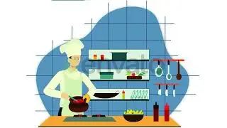 Masterchef Character Animation Scene Premiere Pro Template Download