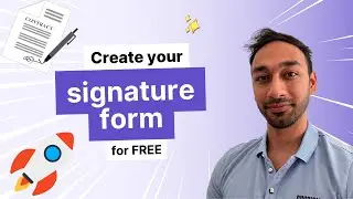 How to create a signature form?