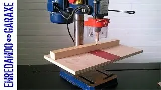 How to make a drill press table and fence