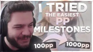 I tried the EASIEST PP MILESTONES in osu!