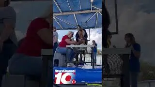 NewsChannel 10 wins the Tri-State Fair goat milking competition!