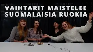 Vaihtarit maistelee suomalaisia ruokia