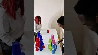 Cup Tennis Balls game. Please subscribe 🙏