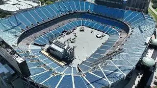 4K Drone Video: Beyonce Concert Setup - 8/7/23, Charlotte, NC