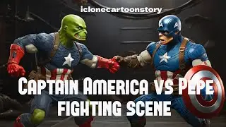 Marvel Captain America VS Frog Pepe! iClone 8, Unreal Engine 5!