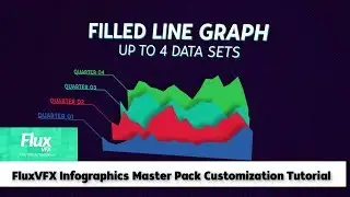 Infographics Mega Pack Filled Line Graph