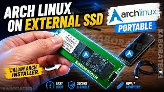 Install Arch Linux in External SSD