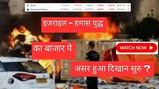 Impact of Israel Hamas war on stock market | Most affected shares because  of Israel Hamas Conflict