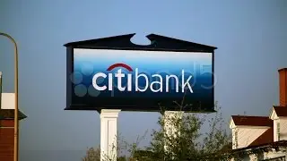 Cititbank 01 Hd. Stock Footage