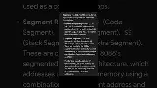 ASSEMBLY LANGUAGE PROGRAMMING IN MICROPROCESSOR 8086