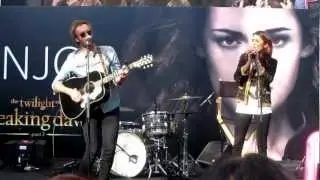 Nikki Reed and Paul McDonald Breaking Dawn Pt 2 Fan Camp Nov 10 2012 All I've Ever Needed