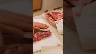 Trimming Spare Ribs into St. Louis Style Ribs 